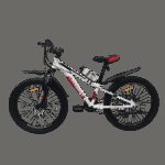 Велосипед Crossbike Dragster Susp 24" 11" Білий-Червоний купити