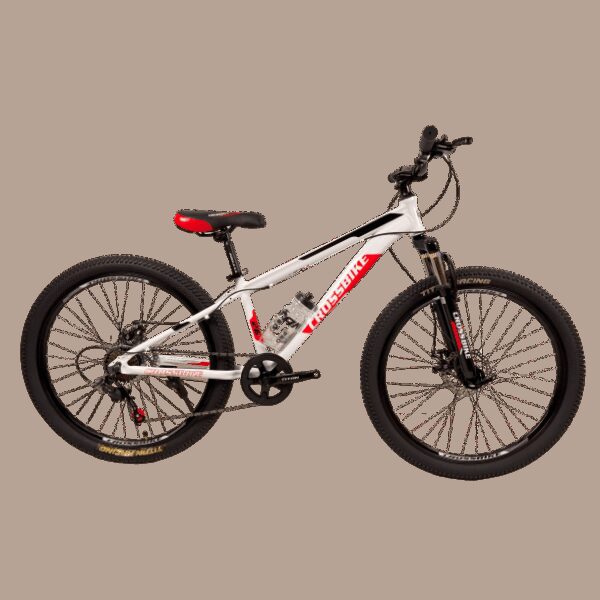 Велосипед Crossbike Dragster Susp 26" 13" Білий-Червоний купити