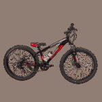 Велосипед Crossbike Dragster Susp 26" 13" Чорний-Червоний купити