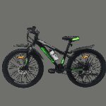 Велосипед Crossbike Dragster Susp 26" 13" Чорний-Зелений купити