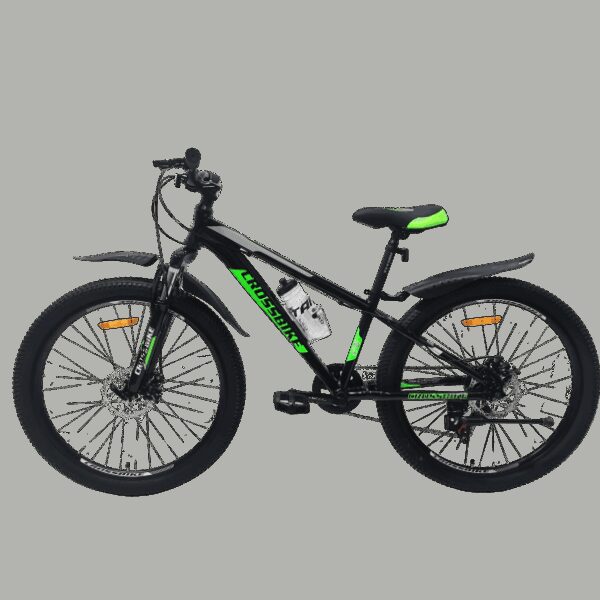 Велосипед Crossbike Dragster Susp 26" 13" Чорний-Зелений купити