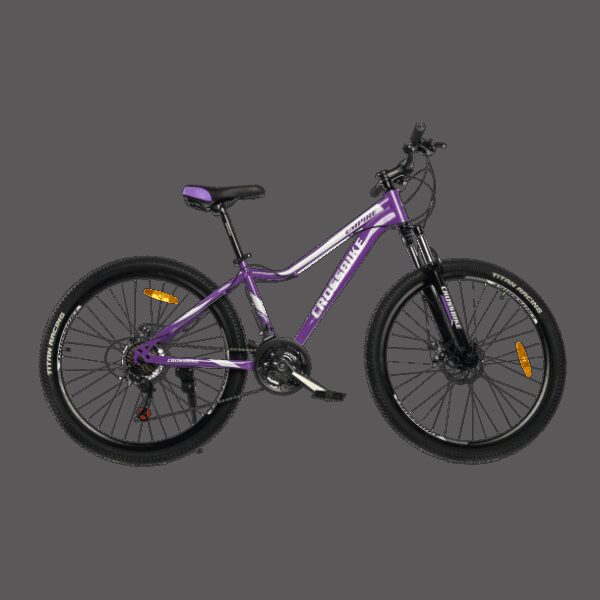 Велосипед CrossBike Empire 26"15"Фіолетовий-Білий купити