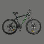 Велосипед CrossBike Everest 27.5" 17" Чорний-Зелений купити