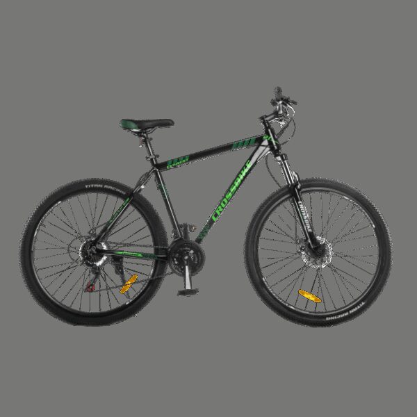 Велосипед CrossBike Everest 27.5" 17" Чорний-Зелений купити