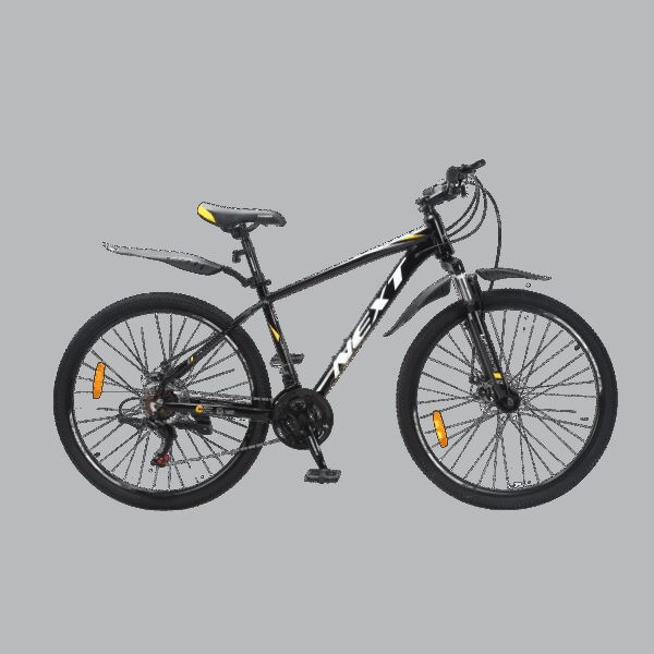 Велосипед Crossbike Next 2025 27.5" 17" Чорний-Жовтий купити