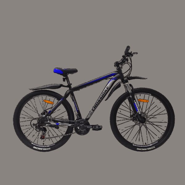 Велосипед CrossBike Storm 2024 27.5" 15" Чорний-Синій купити