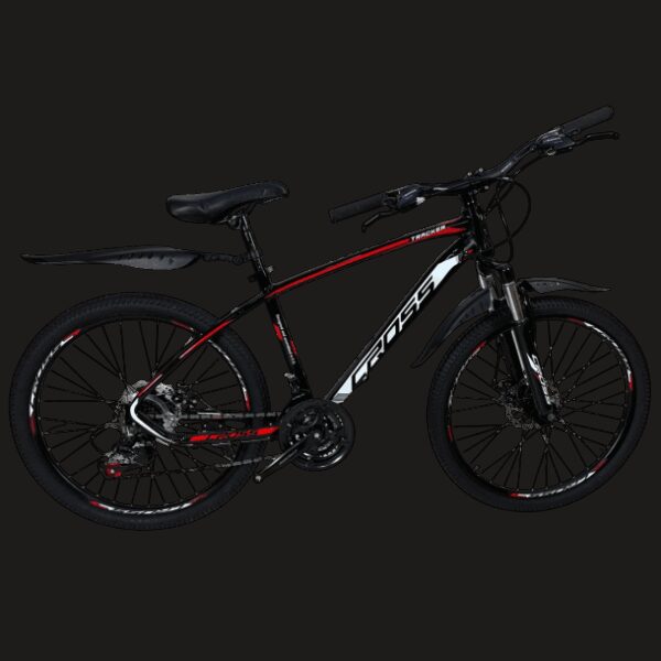 Велосипед CrossBike Tracker 24" 15" Чорний-Червоний купити