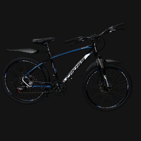 Велосипед CrossBike Tracker 24" 15" Чорний-Синій купити
