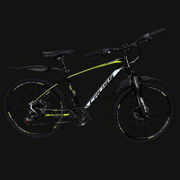 Велосипед CrossBike Tracker 24" 15" Чорний-Жовтий купити