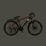 Велосипед CrossBike Tracker 27.5" 17" Чорний-Червоний купити