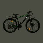 Велосипед CrossBike Tracker 27.5" 17" Чорний-Зелений купити