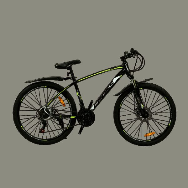Велосипед CrossBike Tracker 27.5" 17" Чорний-Жовтий купити